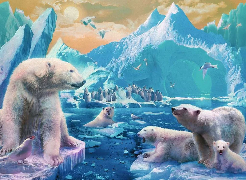 Ravensburger Polar Bear Kingdom (300XXLpcs)