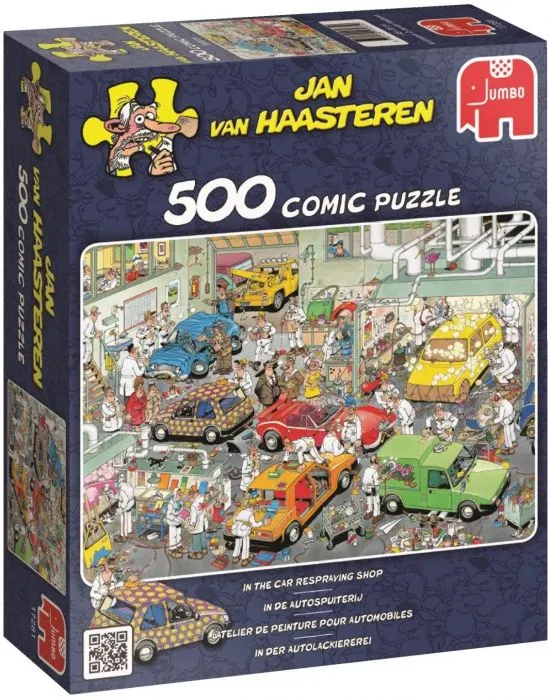 In The Car Respraying Shop, Jan van Haasteren (500pcs)