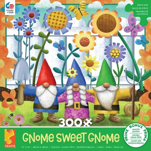 Gnome Sweet Gnome: Backyard Trio (300pcs)
