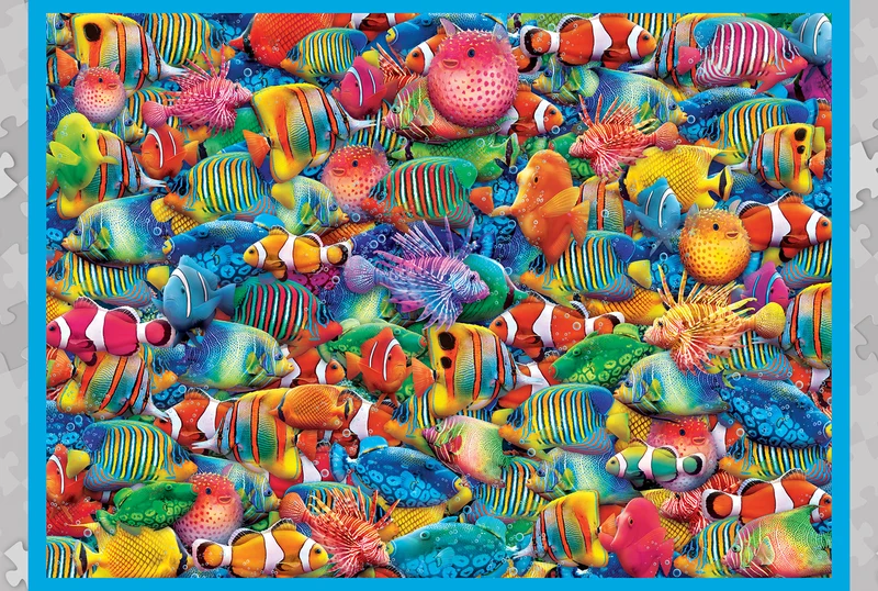 World's Smallest - Rainbow Flow, 1000pcs (Compact Tin Box)