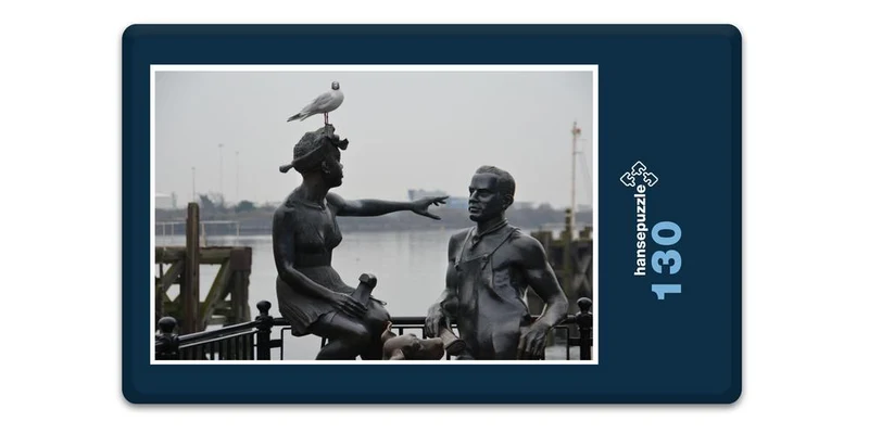18518 Orte - Möwe auf Kopf Puzzle