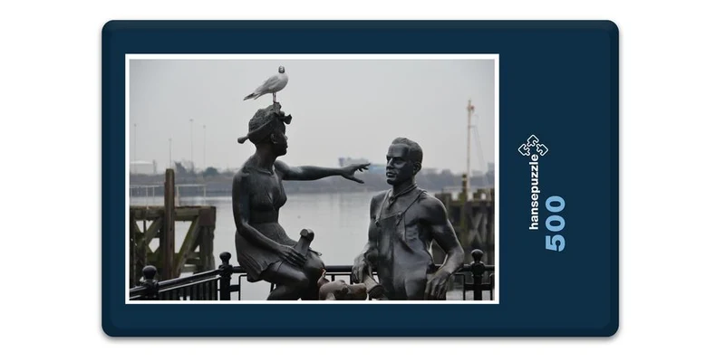 18518 Orte - Möwe auf Kopf Puzzle
