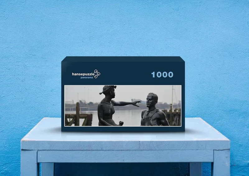 18518 Orte - Möwe auf Kopf Puzzle