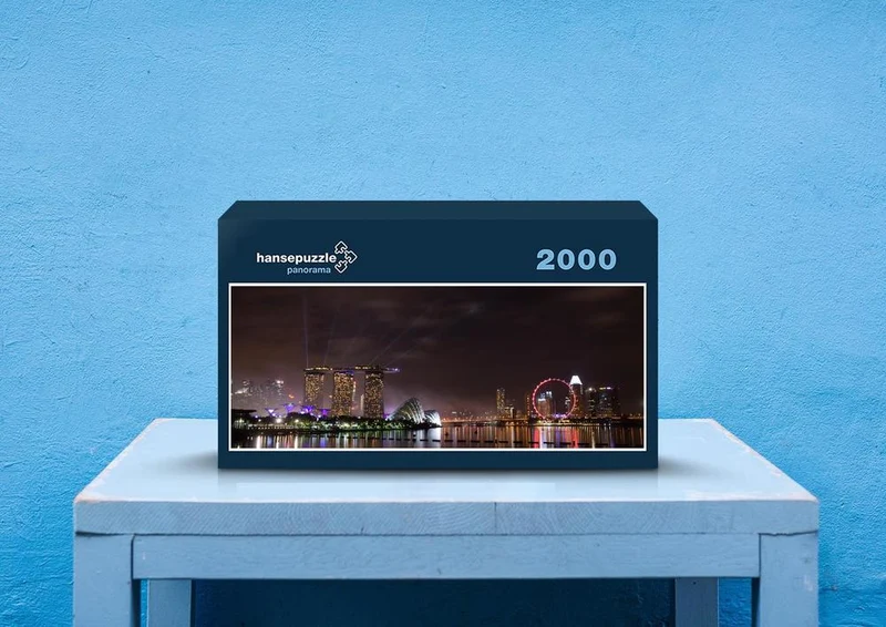 24690 Orte - Singapure bei Nacht Puzzle