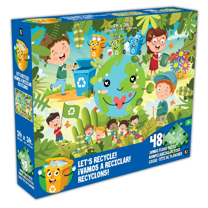 Educational - Let's Recycle (48pcs Floor Puzzle)