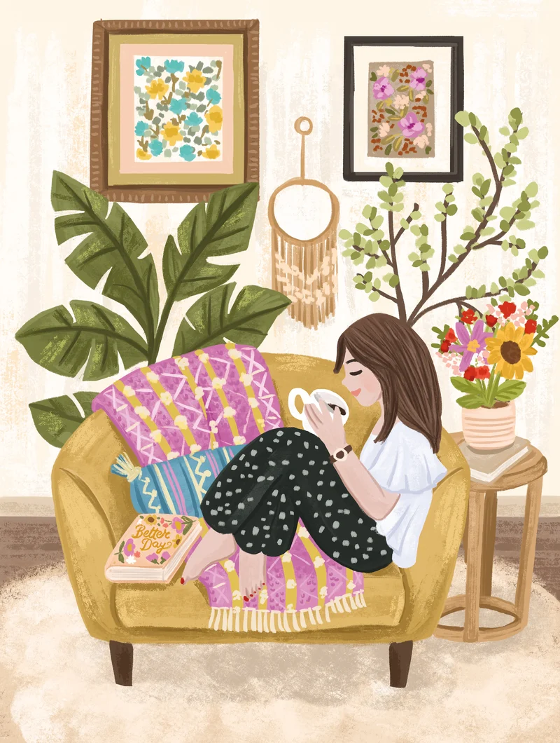 Hygge - Relaxing Nook, Olivia Gibbs (BONUS Candle) (500pcs)
