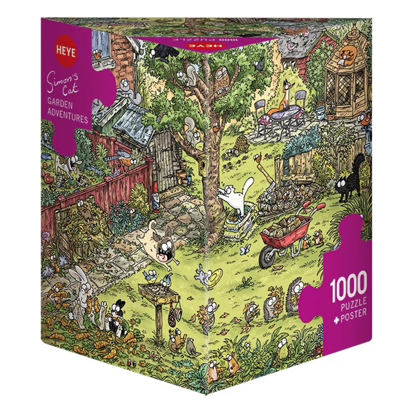 Garden Adventure, Simon's Cat (Triangular Box) (1000pcs)