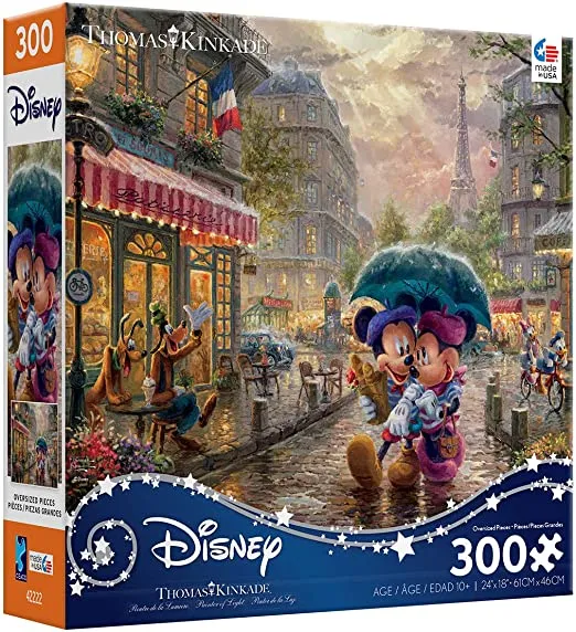 Disney - Mickey & Minnie In Paris, Thomas Kincaid (300pcs)