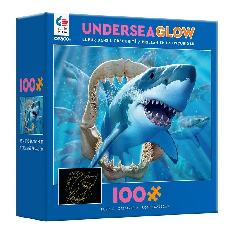 Undersea Glow - Great White Delight (100pcs)