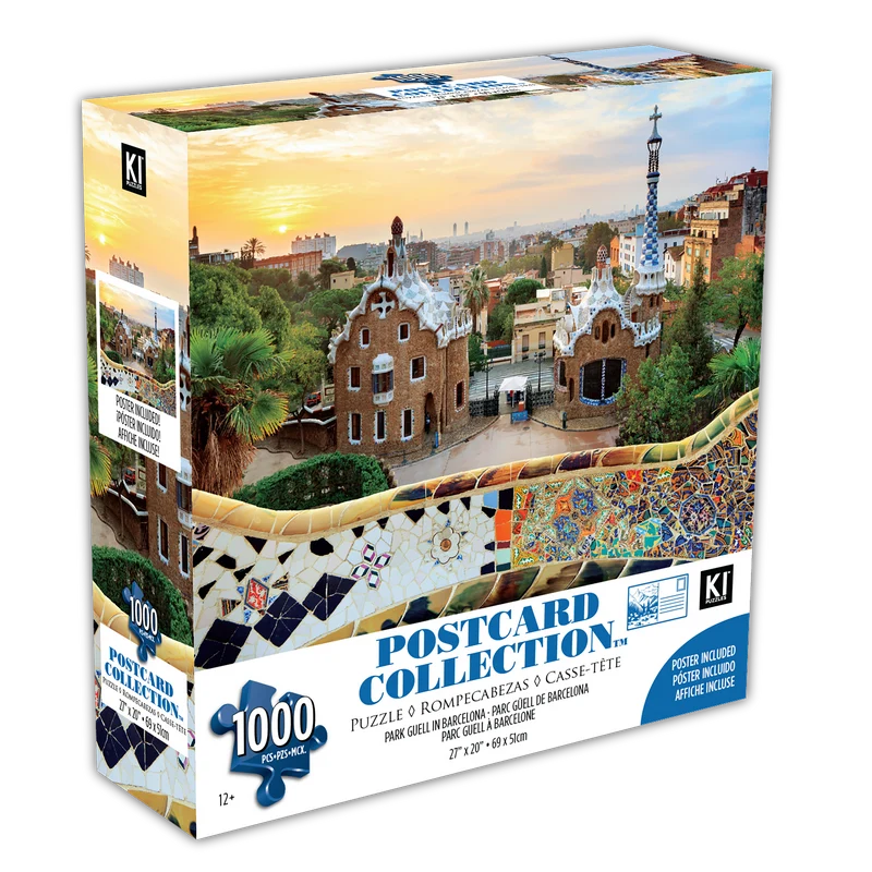Postcard Collection - Park Guell in Barcelona (1000pcs)