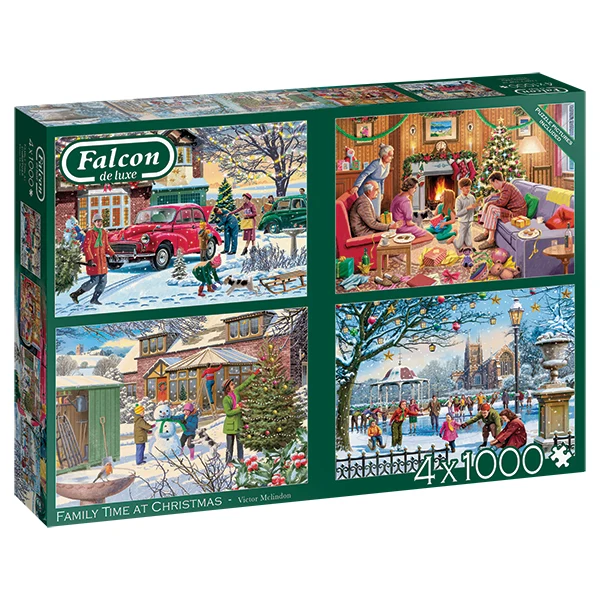 Family Time At Christmas (4x1000pcs)