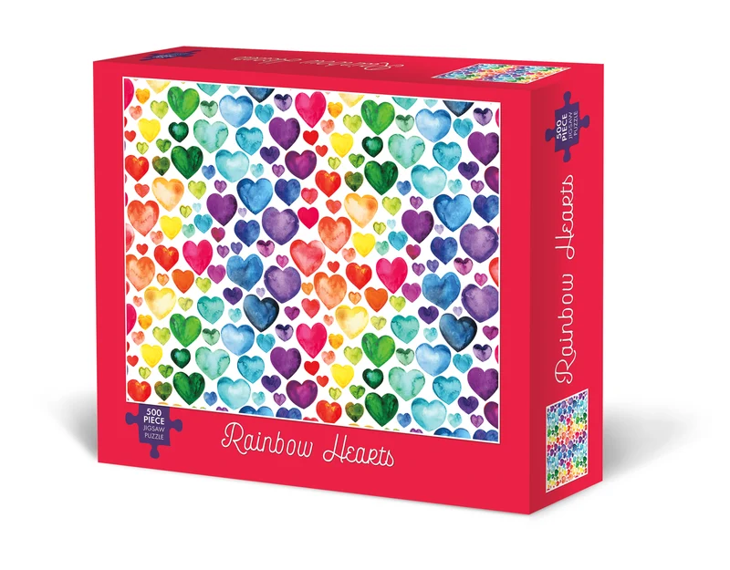 Rainbow Hearts (500pcs)