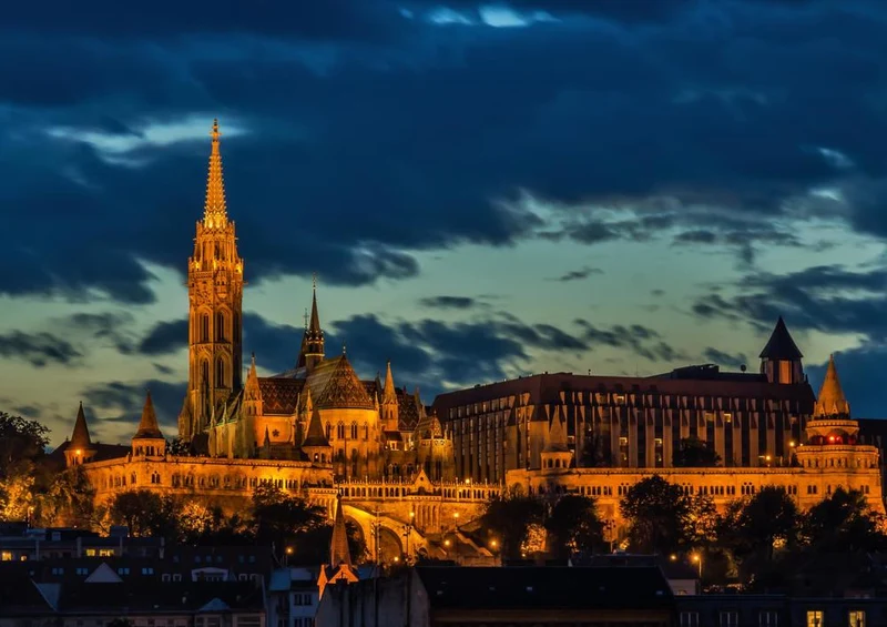 21105 Orte - Budapest bei Nacht Puzzle