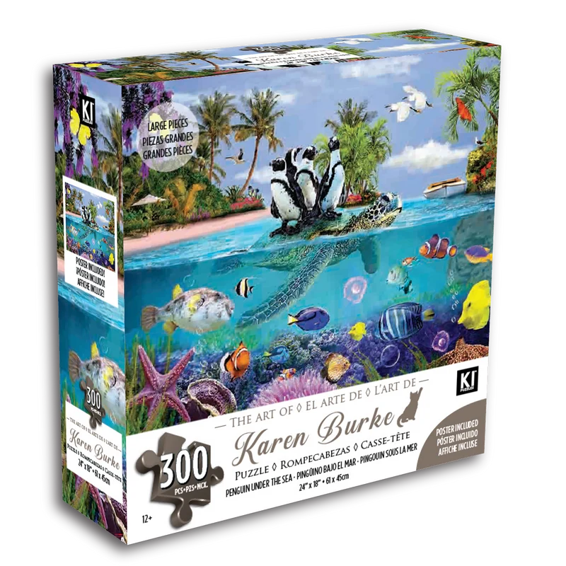Penguin Under The Sea, Karen Burke (300pcs)
