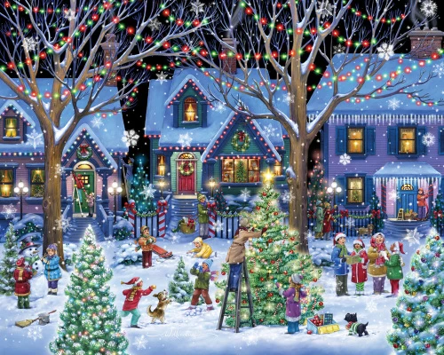 Christmas Cheer, Randy Wollenmann (1000pcs)