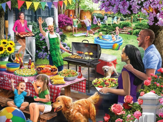 Backyard BBQ, Larry Jones (550pcs)