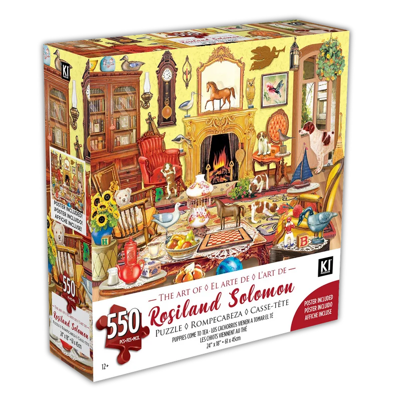 Puppies Come To Tea, Rosiland Solomon (550pcs)