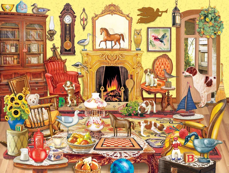 Puppies Come To Tea, Rosiland Solomon (550pcs)