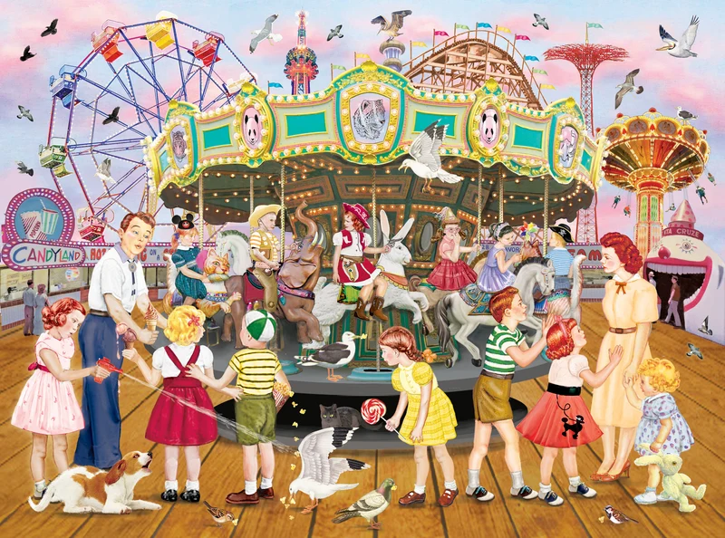 Carousel Party, Rosiland Solomon (1000pcs)