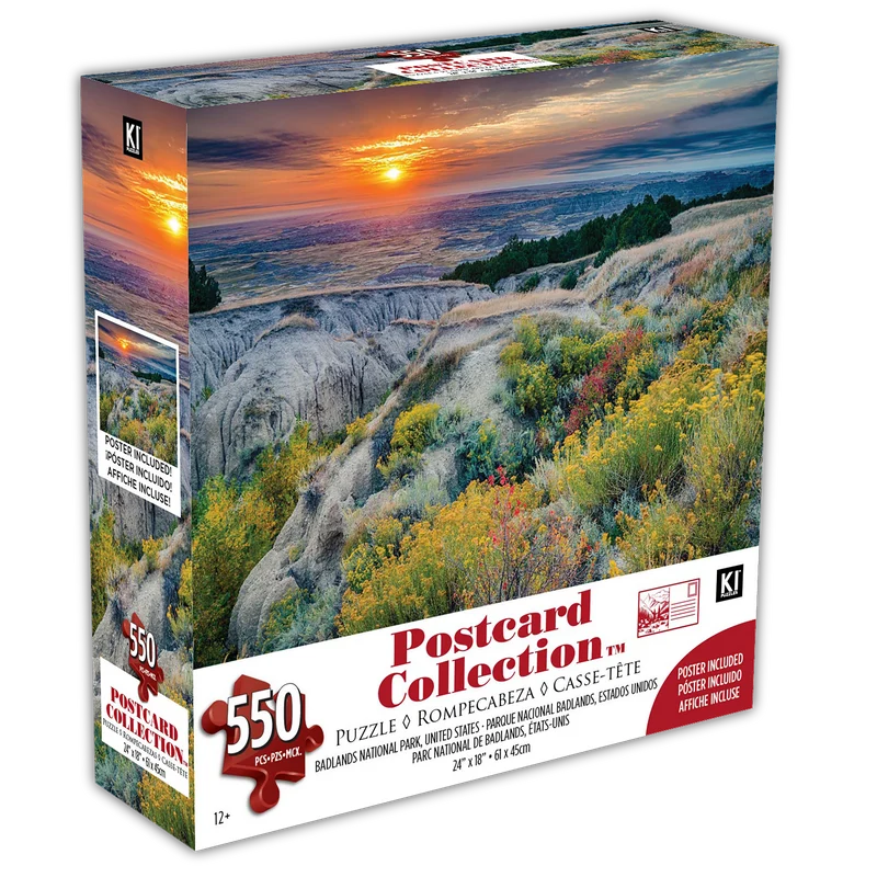 Postcard Collection - Badlands National Park, USA (550pcs)