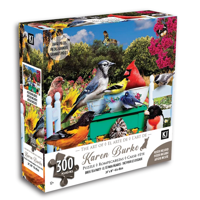 Birds Tea Party, Karen Burke (300pcs)