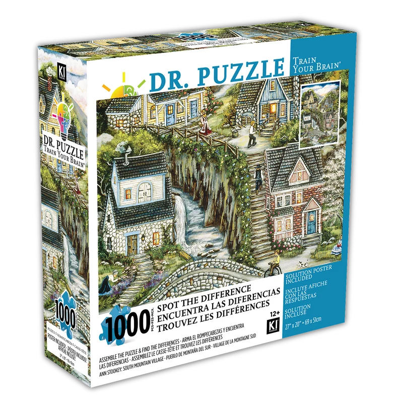 Dr. Puzzle - South Mountain Village, Ann Stookey (1000pcs)