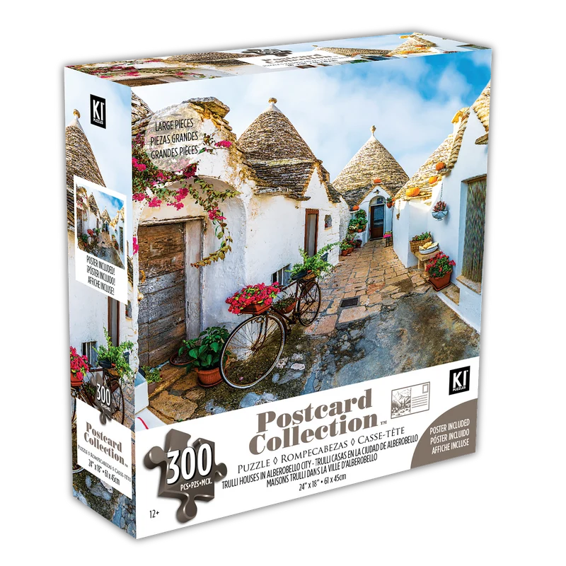 Postcard Collection - Trulli Houses in Alberobello City (300pcs)