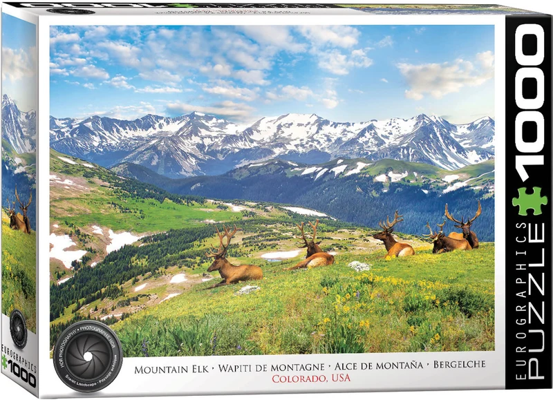 HDR Photography - Mountain Elks