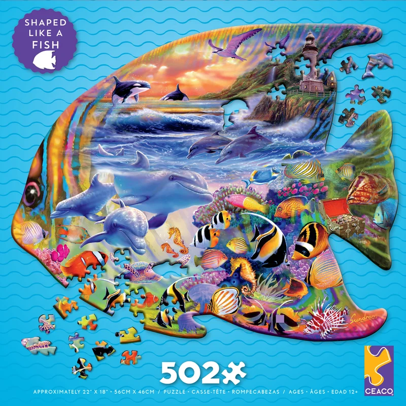 Fish - Shaped Puzzle (502pcs)