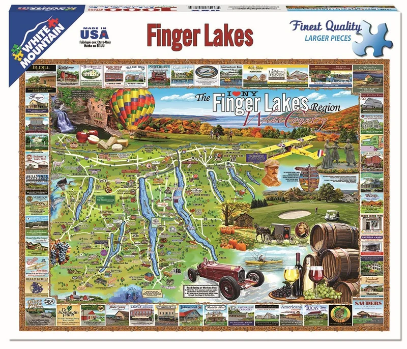 PFG Finger Lakes Wine Country, Gary Torrisi (Usagé/Used - PUZZLES FOR GOOD)
