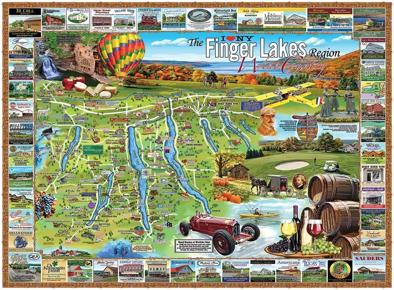 PFG Finger Lakes Wine Country, Gary Torrisi (Usagé/Used - PUZZLES FOR GOOD)