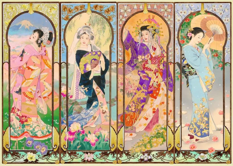Ravensburger Four Seasons, Haruyo Morita (1000pcs)