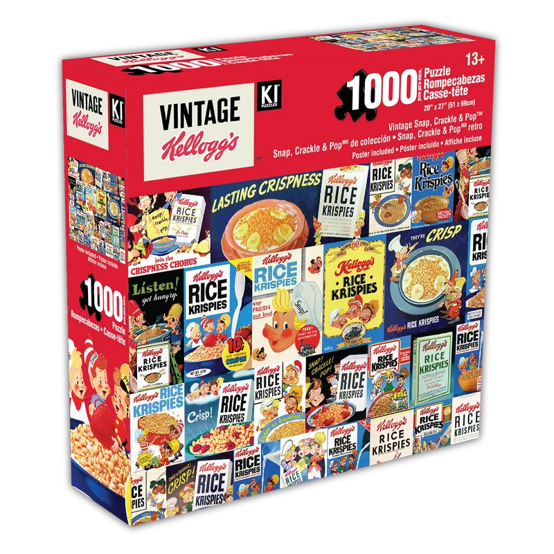 Vintage Kellogg's - Snap, Crackle & Pop (1000pcs)