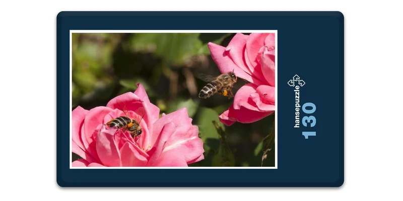 18658 Tierwelt - Biene auf Blüte Puzzle