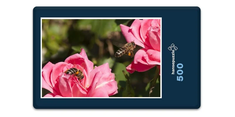 18658 Tierwelt - Biene auf Blüte Puzzle