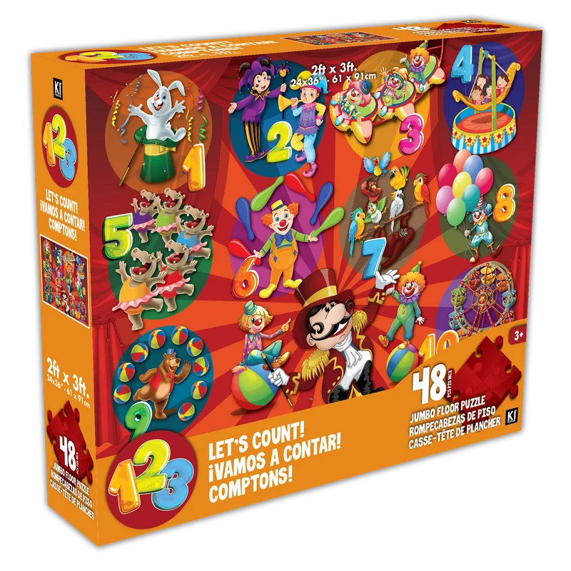 Educational - Let's Count - 123 (48pcs Floor Puzzle)