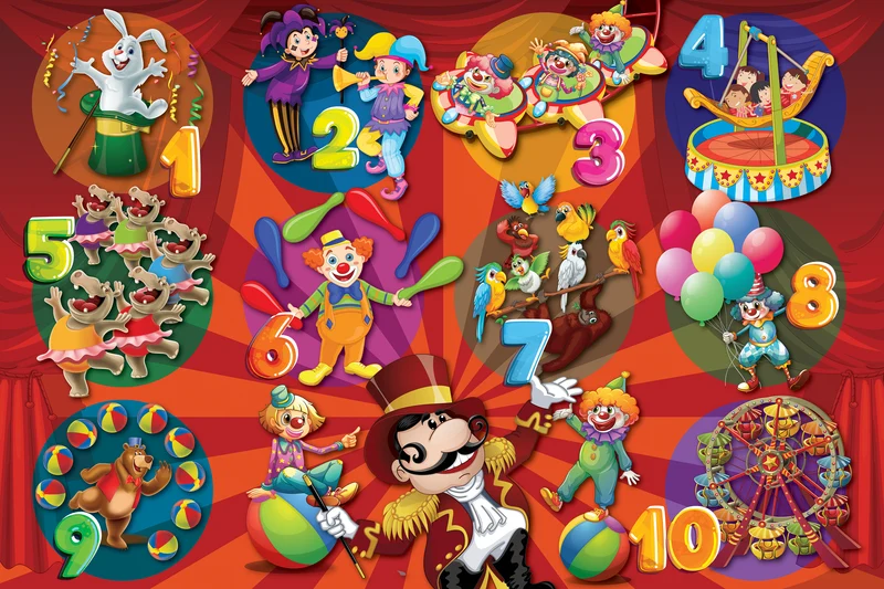 Educational - Let's Count - 123 (48pcs Floor Puzzle)