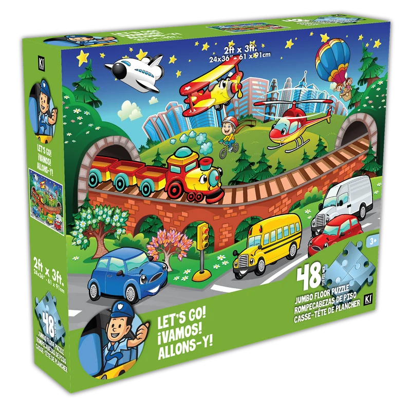 Educational - Let's Go (48pcs Floor Puzzle)