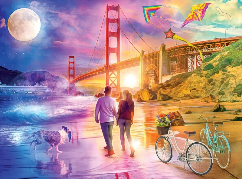 Night & Day: Golden Gate Dawn 'til Dusk