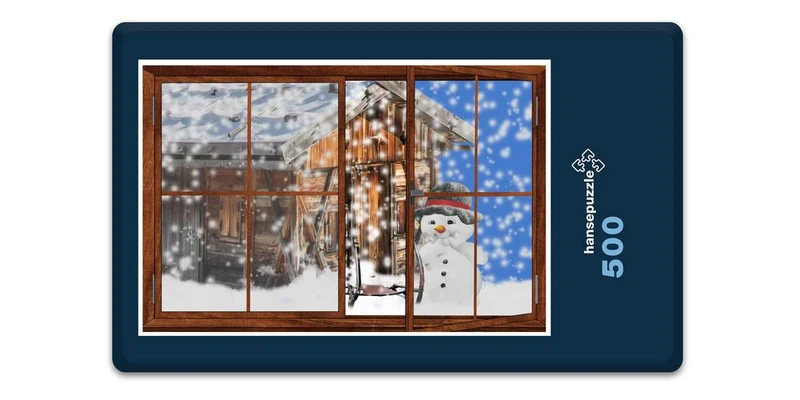 18509 Natur - Schneemann Puzzle