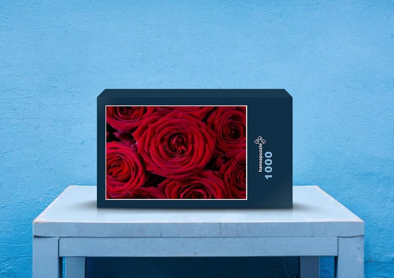 21591 Natur - Rote Rose Puzzle
