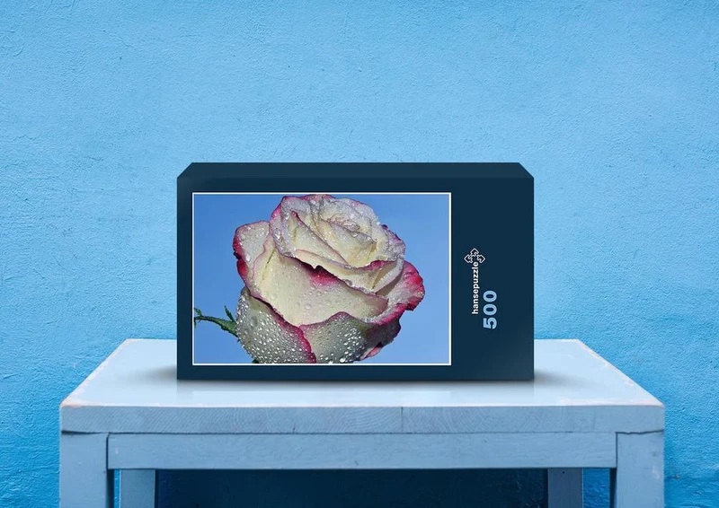 21571 Natur - Rose mit Tropfen Puzzle