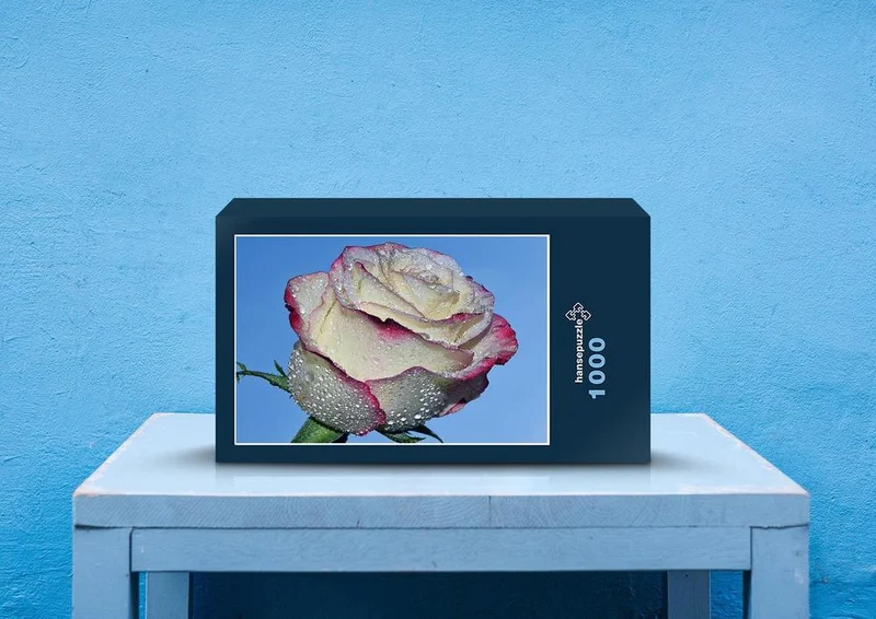 21571 Natur - Rose mit Tropfen Puzzle