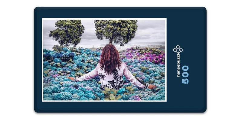 18608 Menschen - Blumen-Mädchen Puzzle