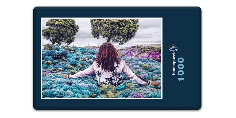 18608 Menschen - Blumen-Mädchen Puzzle