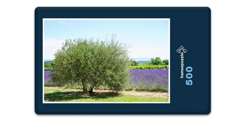 18590 Natur - Olivenbaum und Lavendel Puzzle