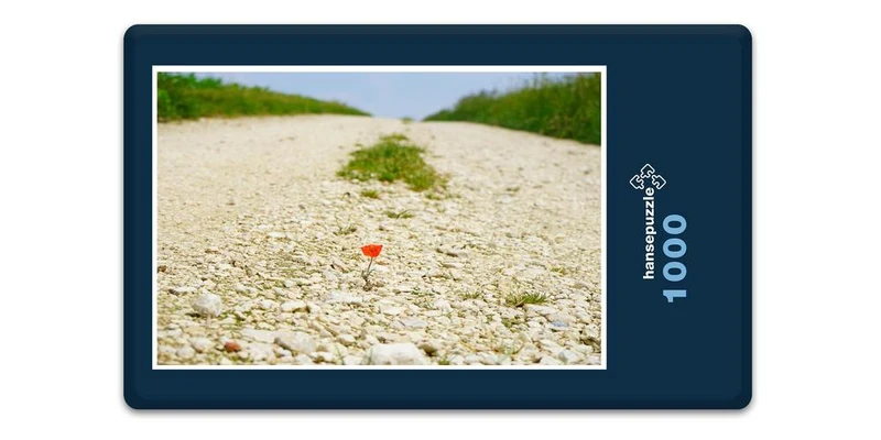 18589 Natur - Blume im Weg Puzzle