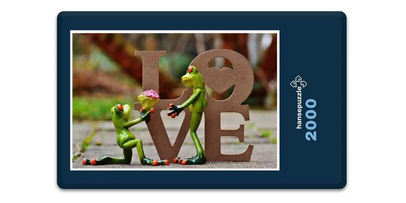 18605 Gefühle - Liebes-Frosch Puzzle