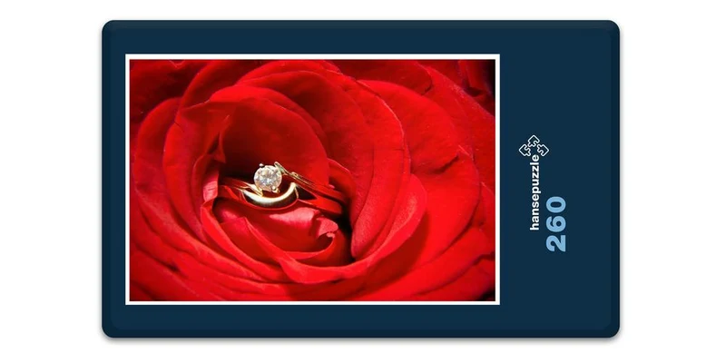 18601 Menschen - Rose mit Ring Puzzle