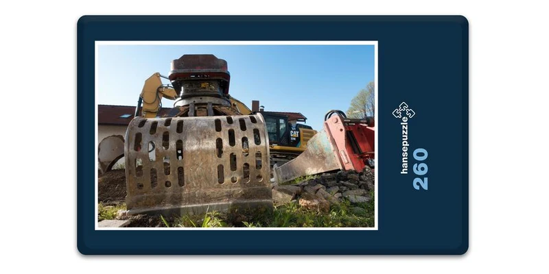18467 Fortbewegung - Bagger-Schaufel Puzzle
